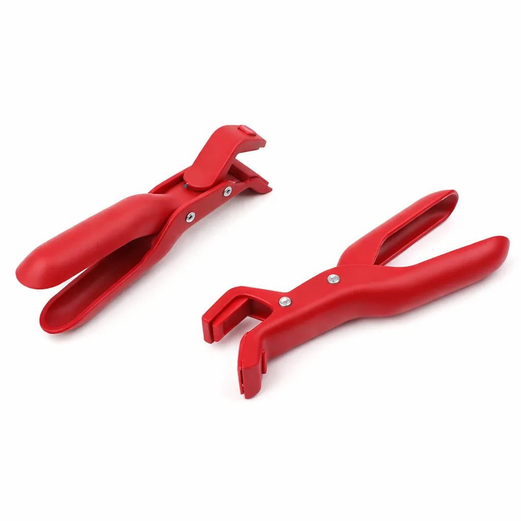 Two standard red hot plate grippers