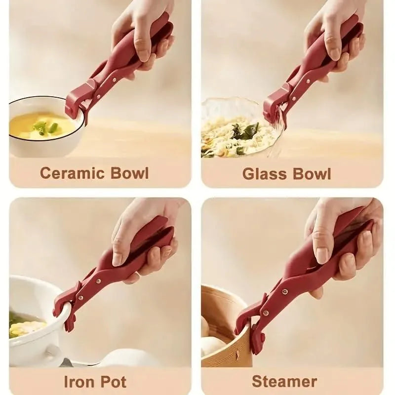 Gripper used with different bowls and cooking vessels